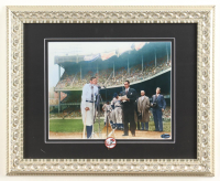 "Babe Ruth Day" Custom Framed Photo Display with Yankees Logo Pin at PristineAuction.com