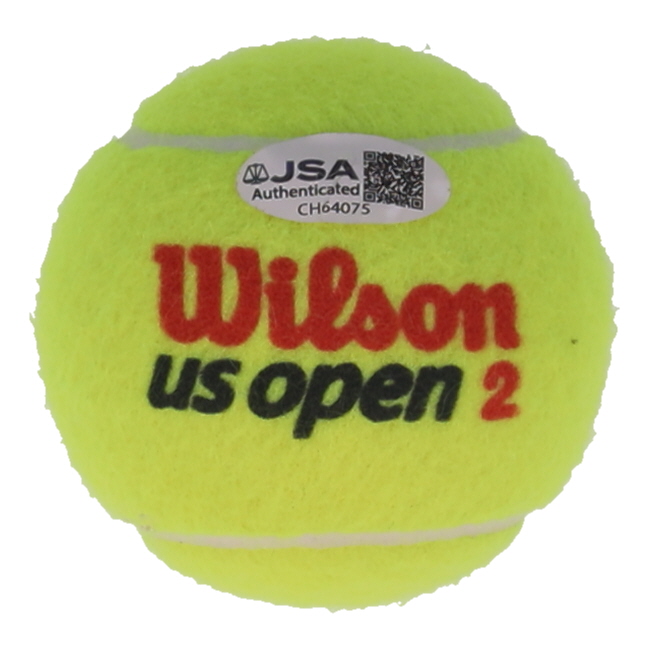 Jannik Sinner Signed Tennis Ball (JSA) at PristineAuction.com Jannik Sinner Signed Tennis Ball (JSA) at PristineAuction.com