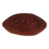 Tedy Bruschi Signed Super Bowl XXXVIII Logo Football (JSA) at PristineAuction.com