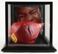 Mike Tyson Signed Everlast Gyro Speed Bag with Display Case (PSA & Tyson) at PristineAuction.com
