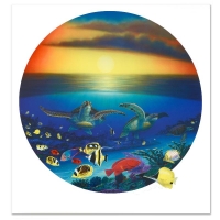 Wyland Signed "Sea Turtle Reef" Limited Edition 25.5" x 28.5" Lithograph #765/950 (Wyland Galleries COA) at PristineAuction.com