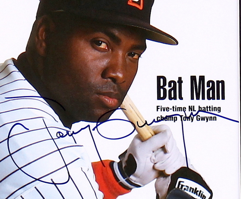 Tony Gwynn Signed Padres 18x22 Custom Framed Display (PSA COA) at PristineAuction.com Tony Gwynn Signed Padres 18x22 Custom Framed Display (PSA COA) at PristineAuction.com