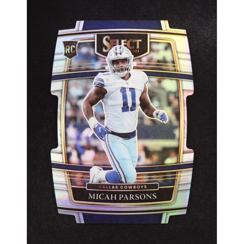 Micah Parsons 2021 Select Prizm Silver Die Cut #85 RC at PristineAuction.com