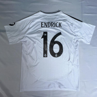 Endrick Moreira Signed Real Madrid Adidas Authentic Jersey (Beckett) at PristineAuction.com