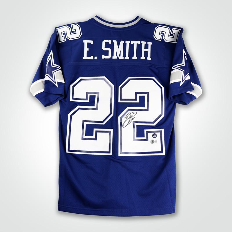 Emmitt Smith Signed Cowboys Mitchell & Ness Authentic Jersey (Beckett & Prova) at PristineAuction.com Emmitt Smith Signed Cowboys Mitchell & Ness Authentic Jersey (Beckett & Prova) at PristineAuction.com