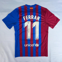 Ferran Torres Signed Barcelona Nike Authentic Jersey (Beckett) at PristineAuction.com
