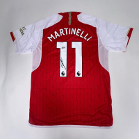 Gabriel Martinelli Signed Arsenal Adidas Authentic Jersey (Beckett) at PristineAuction.com