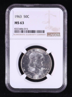 1963 Franklin Silver Half Dollar (NGC MS63) at PristineAuction.com