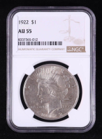 1922 Peace Silver Dollar (NGC AU55) at PristineAuction.com