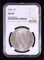 1922 Peace Silver Dollar (NGC AU58) at PristineAuction.com