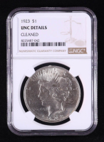 1923 Peace Silver Dollar (NGC UNC Details) at PristineAuction.com