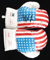 Mike Tyson Signed Pair of (2) Everlast USA Boxing Gloves (Tyson & PSA) at PristineAuction.com
