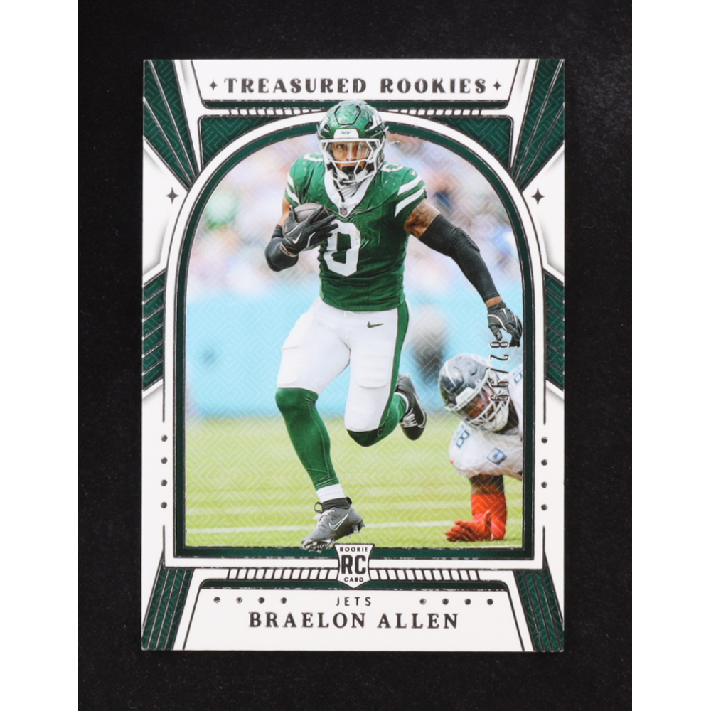 Braelon Allen 2024 Panini National Treasures Treasured Rookies #34 #82/99 RC at PristineAuction.com