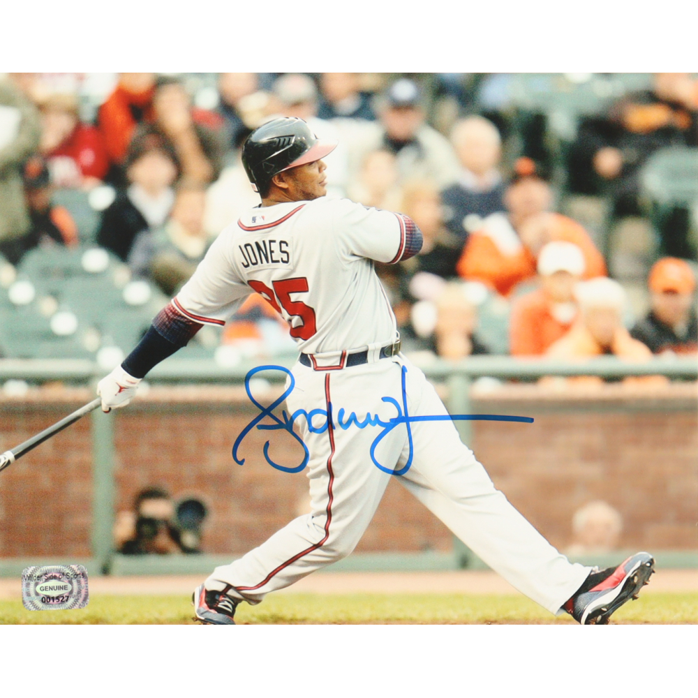 Andruw Jones Signed Braves 8x10 Photo (Wilder Side of Sports) at PristineAuction.com
