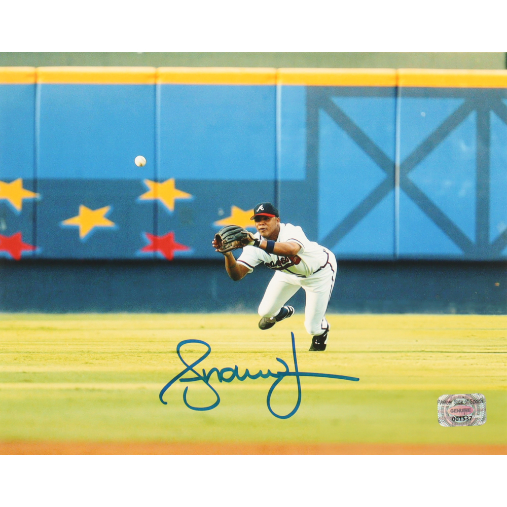 Andruw Jones Signed Braves 8x10 Photo (Wilder Side of Sports) at PristineAuction.com