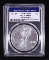 2023-(W) American Silver Eagle, First Strike - Struck at The West Point Mint (PCGS MS69) at PristineAuction.com