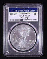 2023-(W) American Silver Eagle, First Strike - Struck at The West Point Mint (PCGS MS69) at PristineAuction.com