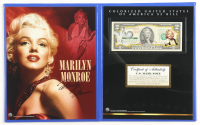 Marilyn Monroe Genuine Legal Tender Colorized U.S. $2.00 Two Dollar Bill Commemorative Edition Bank Note with Display Folder at PristineAuction.com