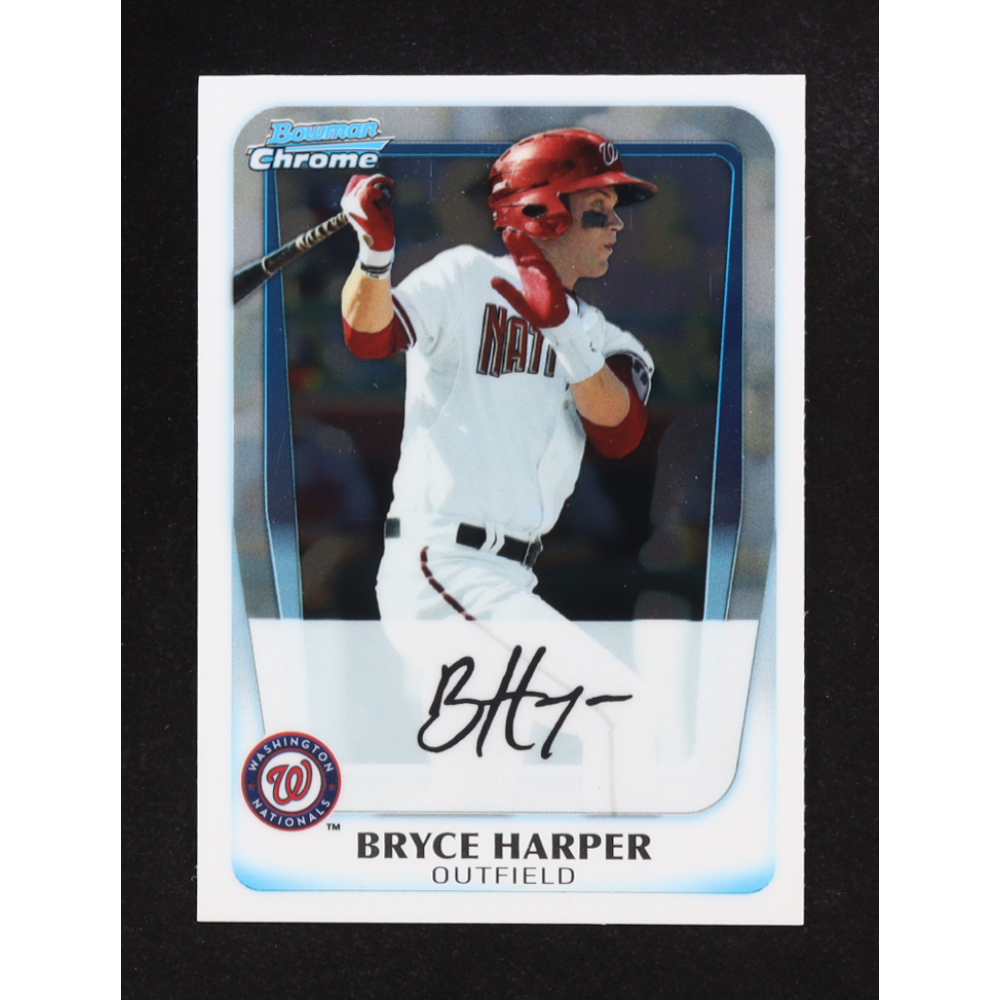 Bryce Harper 2011 Bowman Chrome Prospects #BCP1 RC at PristineAuction.com Bryce Harper 2011 Bowman Chrome Prospects #BCP1 RC at PristineAuction.com