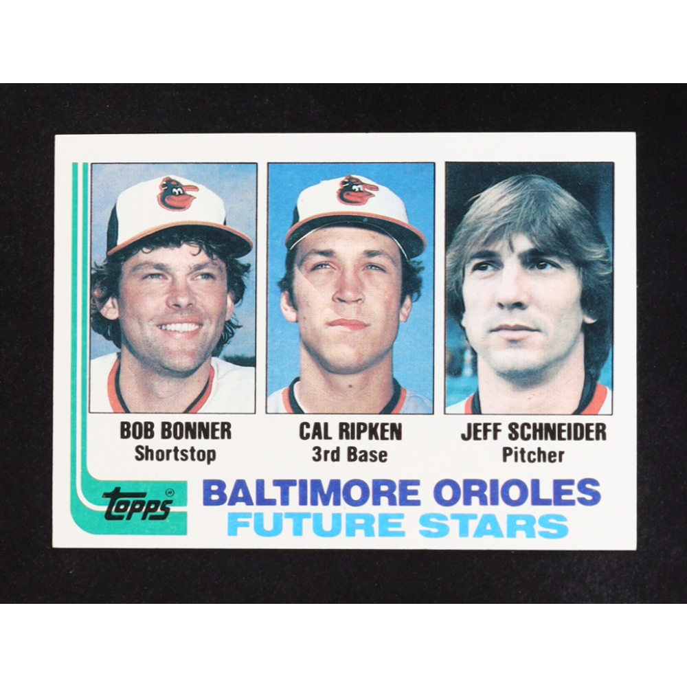 Bob Bonner / Cal Ripken Jr. / Jeff Schneider 1982 Topps #21 RC at PristineAuction.com