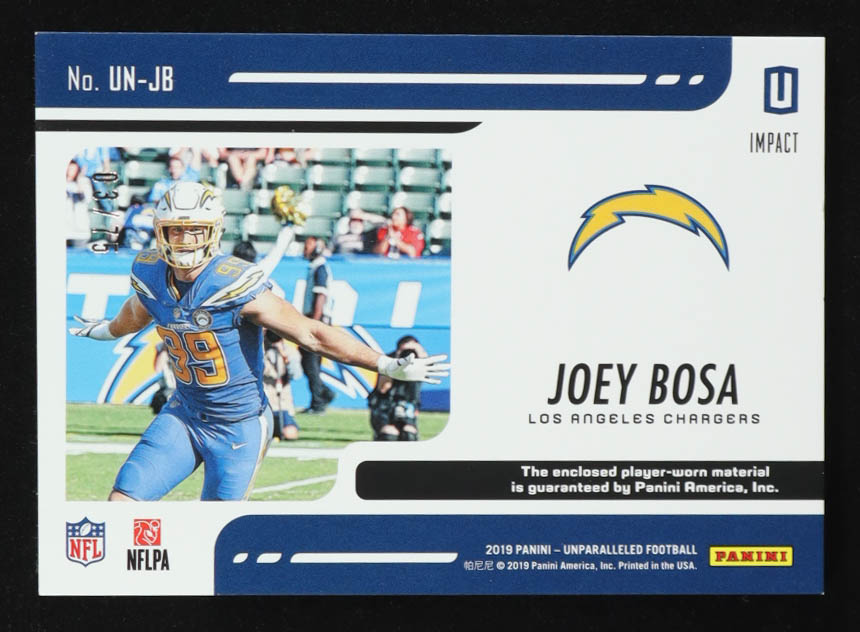 Joey Bosa 2019 Panini Unparalleled Undeniable Impact #2 #3/75 at PristineAuction.com Joey Bosa 2019 Panini Unparalleled Undeniable Impact #2 #3/75 at PristineAuction.com