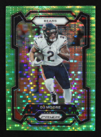 DJ Moore 2023 Panini Prizm Prizms Neon Green Pulsar #47 at PristineAuction.com