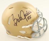 Bob Golic Signed Notre Dame Fighting Irish Speed Mini Helmet (JSA) at PristineAuction.com