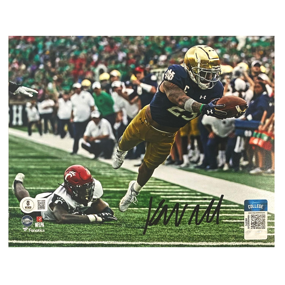 Kyren Williams Signed Notre Dame Fighting Irish 8x10 Photo (Game Day Legends & Beckett) at PristineAuction.com