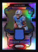 Jahmyr Gibbs 2023 Panini Prizm Premier Jerseys Silver #PJJG RC at PristineAuction.com