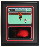 Mike Tyson Signed "Punch Out!!!" Custom Framed Shadowbox Everlast Boxing Glove Display (JSA & Tyson) at PristineAuction.com