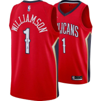 Zion Williamson Signed Pelicans Nike Jersey (Fanatics) at PristineAuction.com