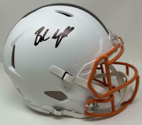 Baker Mayfield Signed Browns Full-Size Authentic On-Field Matte White Speed Helmet (Fanatics) at PristineAuction.com
