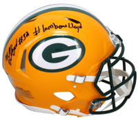 MarShawn Lloyd Signed LE Packers Full-Size Authentic On-Field Speed Helmet Inscribed "Lambeau Lloyd" (Beckett & GameDay Legends) at PristineAuction.com