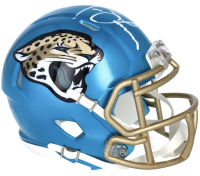 Trevor Lawrence Signed Jaguars Flash Alternate Speed Mini Helmet (Fanatics) at PristineAuction.com