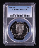 1987-S Kennedy Half Dollar - Deep Cameo Proof (PCGS PR69DCAM) at PristineAuction.com