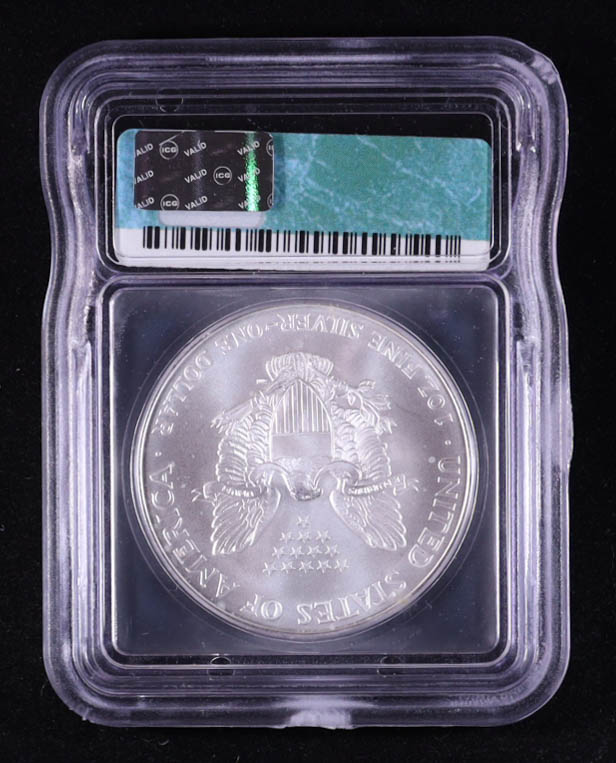 1997 American Silver Eagle (ICG MS69) at PristineAuction.com 1997 American Silver Eagle (ICG MS69) at PristineAuction.com