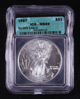 1997 American Silver Eagle (ICG MS69) at PristineAuction.com