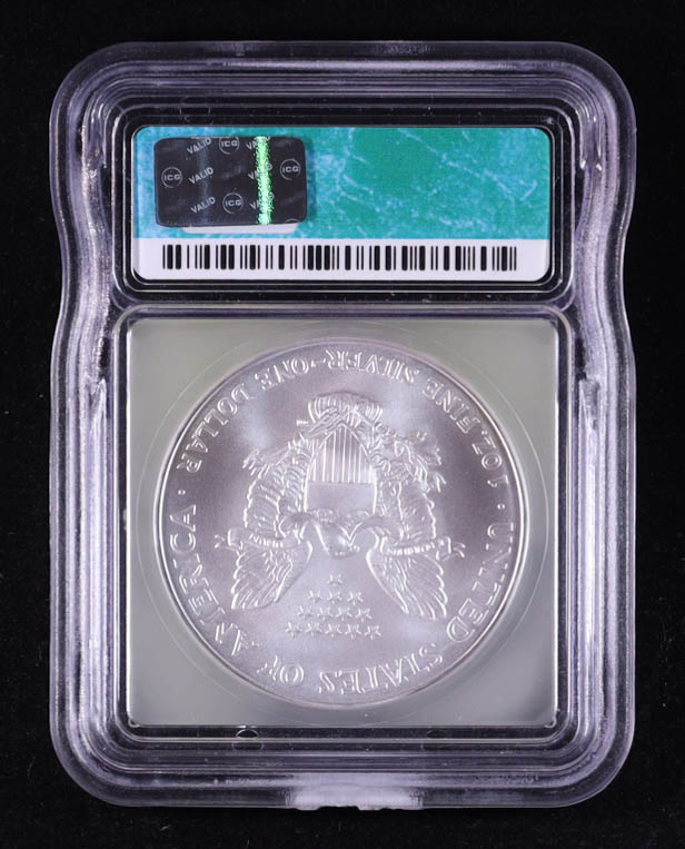2007 American Silver Eagle (ICG MS69) at PristineAuction.com 2007 American Silver Eagle (ICG MS69) at PristineAuction.com