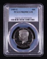 1989-S Kennedy Half Dollar - Deep Cameo Proof (PCGS PR69DCAM) at PristineAuction.com