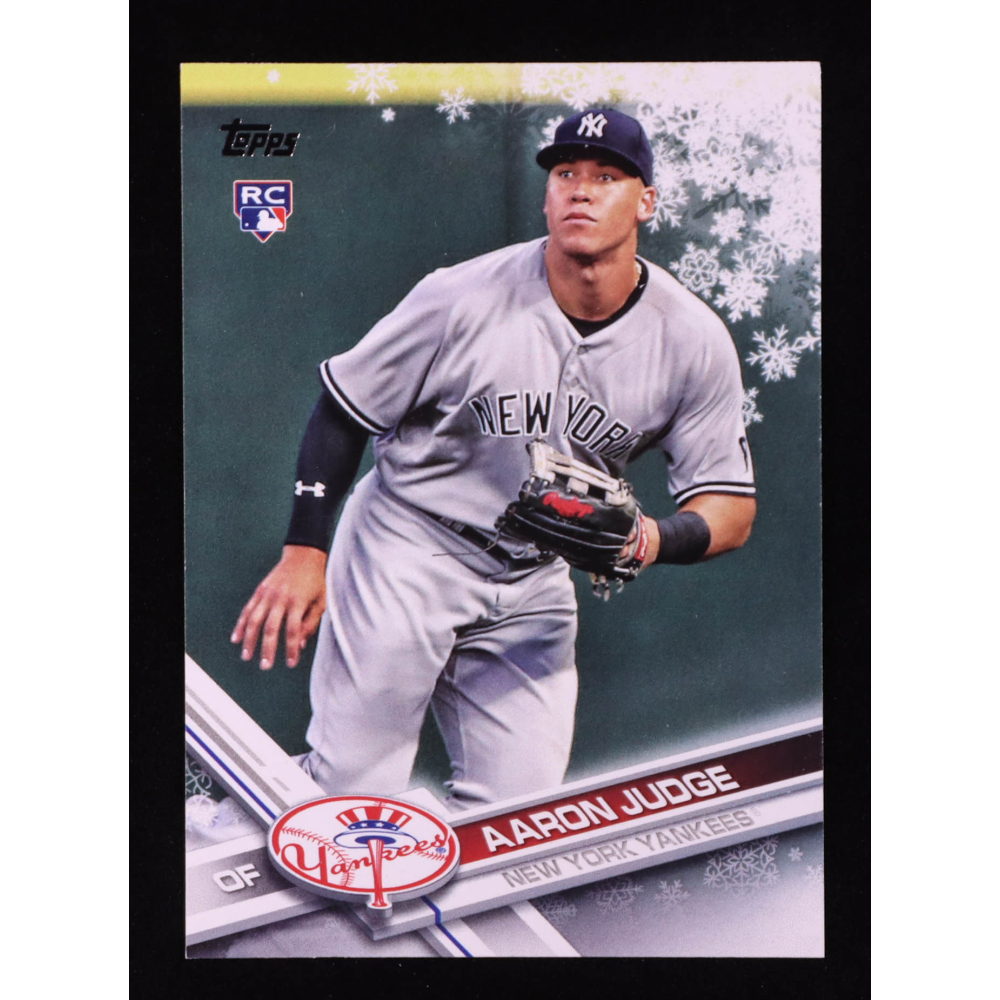 Aaron Judge 2017 Topps Walmart Holiday Snowflake #HMW99 RC at PristineAuction.com