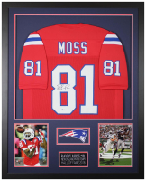 Randy Moss Signed Custom Framed Jersey (Beckett) at PristineAuction.com