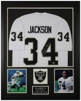 Bo Jackson Signed Custom Framed Jersey (Beckett) at PristineAuction.com