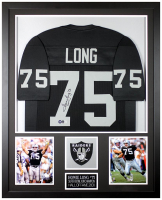 Howie Long Signed Custom Framed Jersey (Beckett) at PristineAuction.com