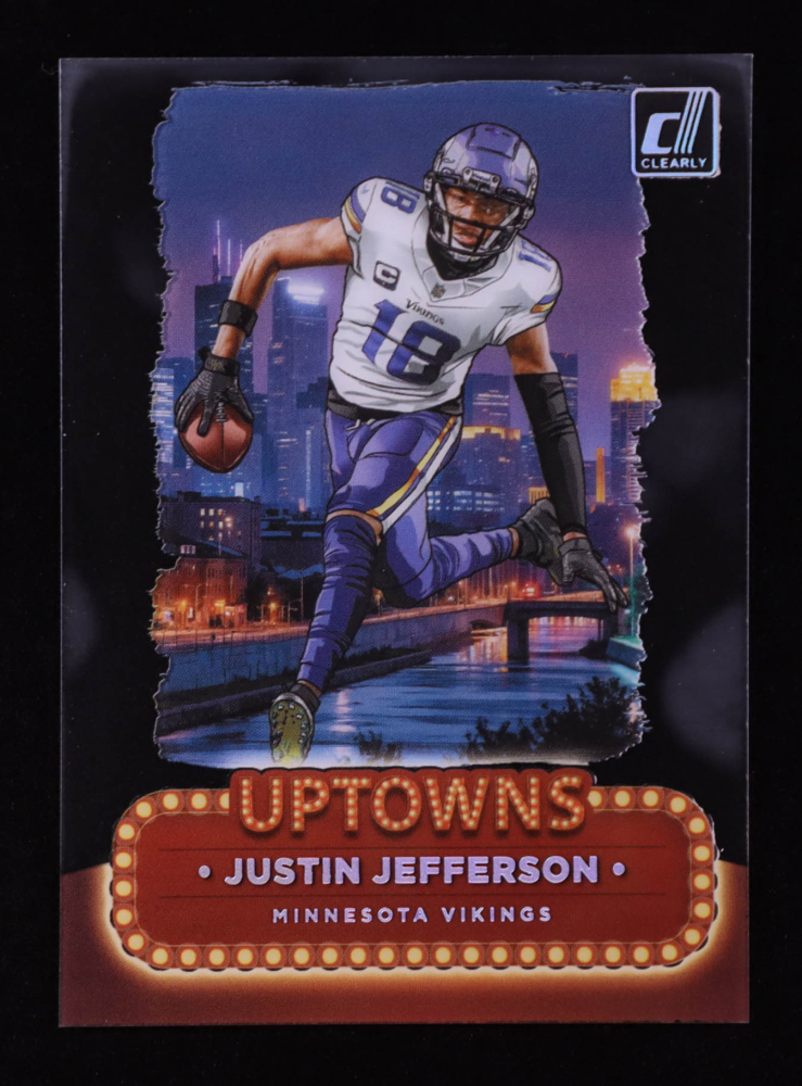 Justin Jefferson 2024 Clearly Donruss Uptowns #15
