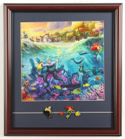 "Ursula" The Little Mermaid by Thomas Kinkade Custom Framed Art Print Display at PristineAuction.com