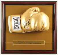 Mike Tyson Signed Custom Framed Everlast Boxing Glove Display (PSA & Tyson) at PristineAuction.com