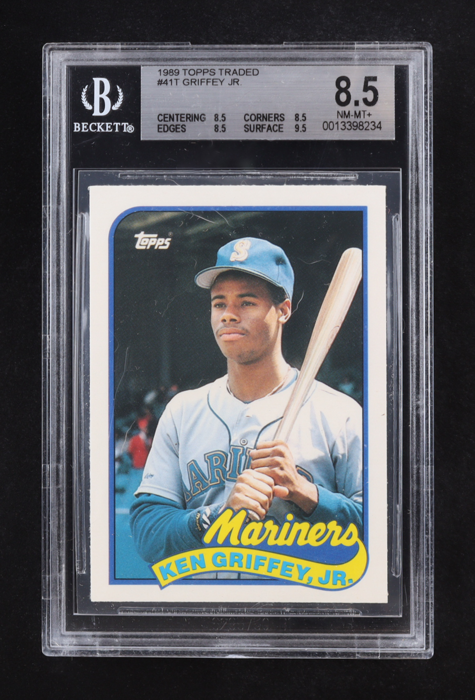 Ken Griffey Jr. 1989 Topps Traded #41T RC (BGS 8.5) at PristineAuction.com Ken Griffey Jr. 1989 Topps Traded #41T RC (BGS 8.5) at PristineAuction.com