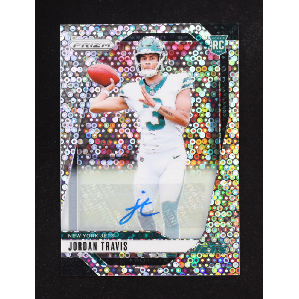 Jordan Travis 2024 Panini Prizm Autographs Prizms No Huddle #359 RC at PristineAuction.com