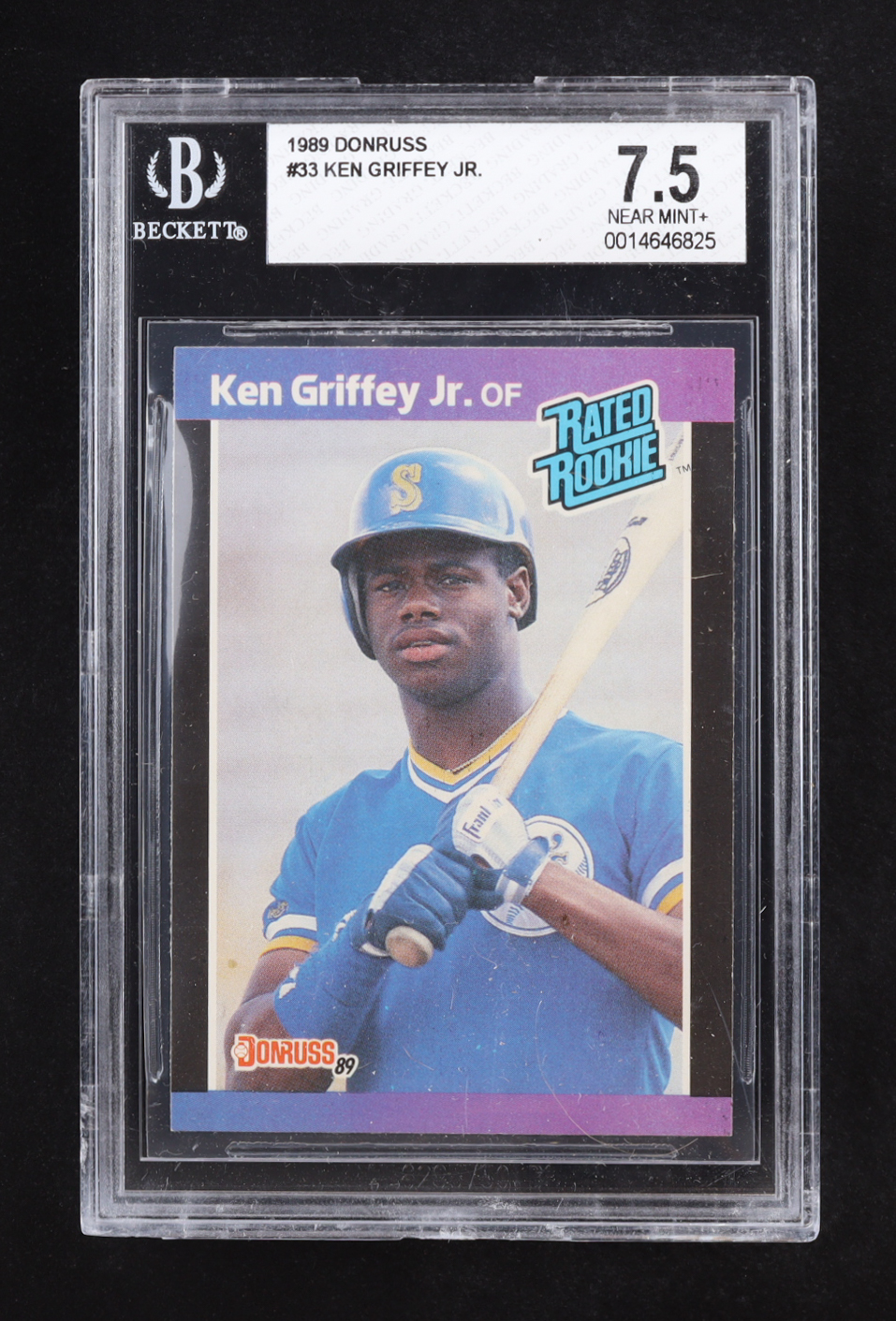 Ken Griffey Jr. 1989 Donruss RR #33 RC (BGS 7.5) at PristineAuction.com Ken Griffey Jr. 1989 Donruss RR #33 RC (BGS 7.5) at PristineAuction.com