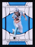 Christian McCaffrey 2021 Panini National Treasures Purple #28 #48/49 at PristineAuction.com